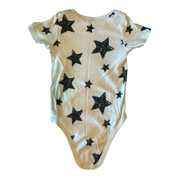 Adorable Star and Stripe Bodysuit Collection - Cream, Gray, Black - Picture 5 of 11